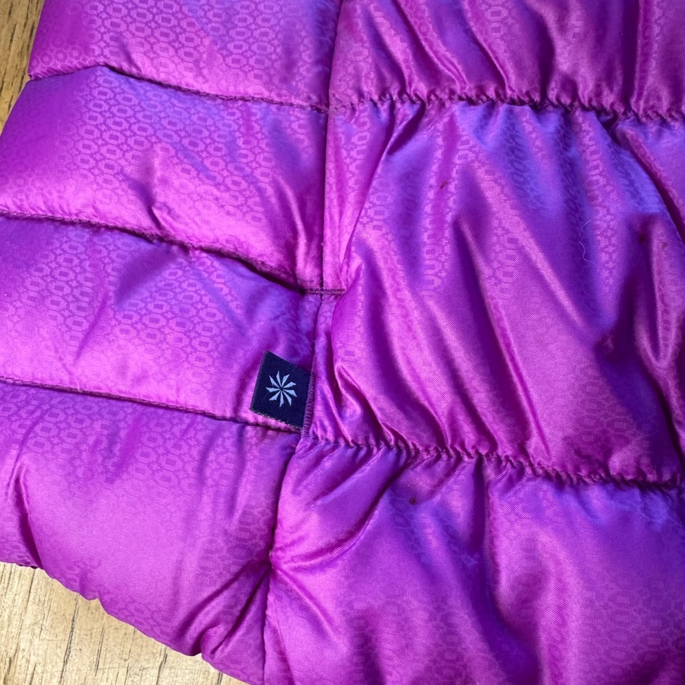 Athleta Purple Down Vest Size Small - Picture 3 of 5